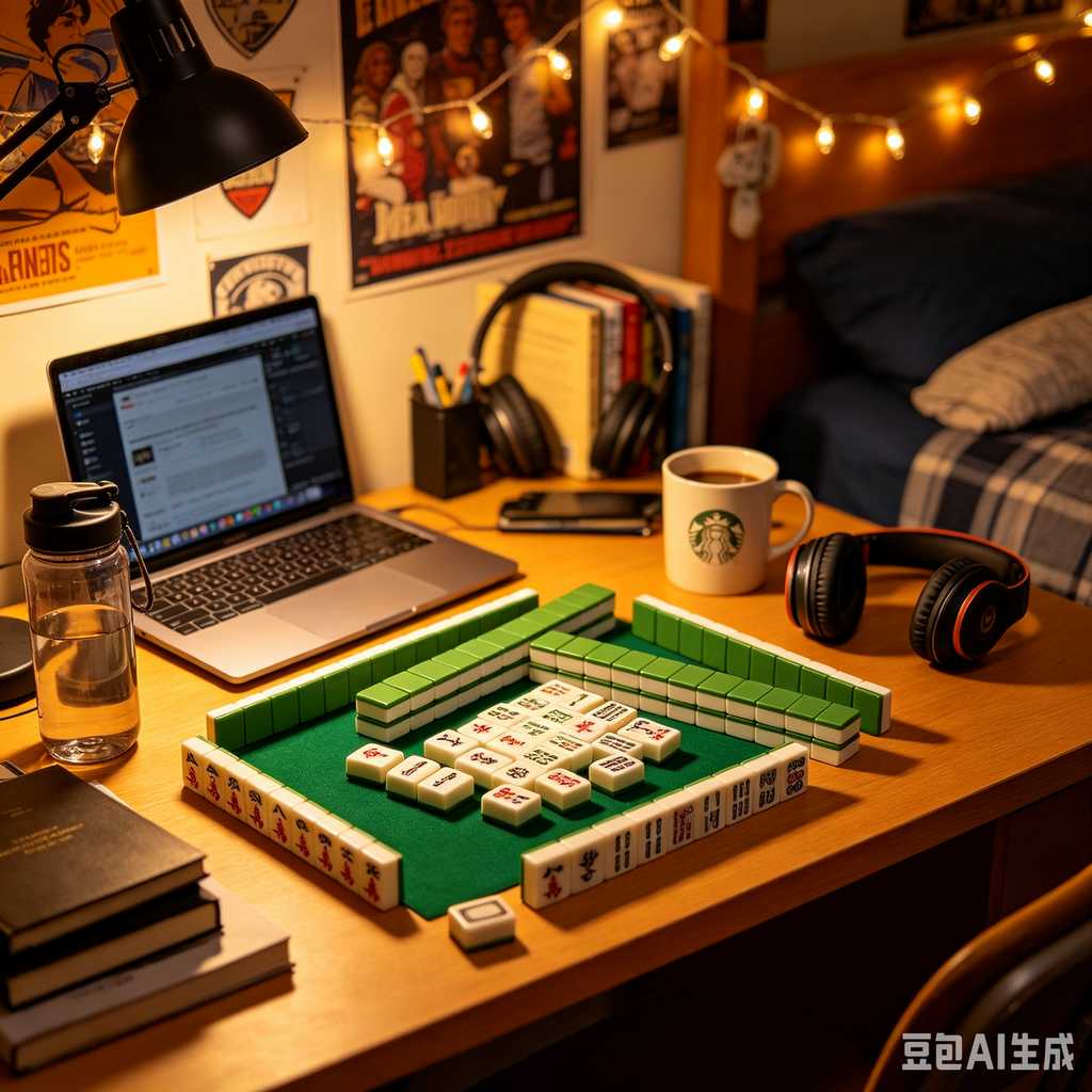 travel mahjong table mat set
