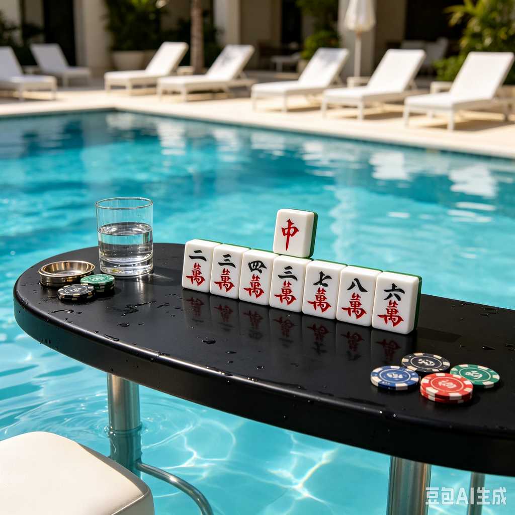 flat print mahjong set